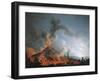 Vesuvius Eruption from the Atrio Del Cavallo-Pierre-Jacques Volaire-Framed Giclee Print
