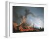 Vesuvius Eruption from the Atrio Del Cavallo-Pierre-Jacques Volaire-Framed Giclee Print