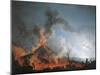 Vesuvius Eruption from the Atrio Del Cavallo-Pierre-Jacques Volaire-Mounted Giclee Print