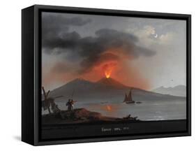 Vesuvius, Eruption of 1828-Camillo da Vito-Framed Stretched Canvas