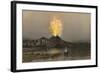 Vesuvius, Eugene Ciceri-Eugene Ciceri-Framed Art Print