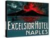 Vesuvius, Excelsior Hotel, Naples-null-Stretched Canvas