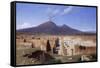 Vesuvius from Pompei-Louis Spangenberg-Framed Stretched Canvas