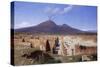 Vesuvius from Pompei-Louis Spangenberg-Stretched Canvas