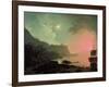 Vesuvius from Posillipo, C.1788 (Oil on Panel)-Joseph Wright Of Derby-Framed Giclee Print