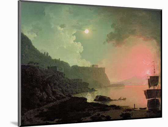 Vesuvius from Posillipo, C.1788 (Oil on Panel)-Joseph Wright Of Derby-Mounted Giclee Print