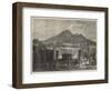 Vesuvius, from the Forum, Pompeii-null-Framed Premium Giclee Print