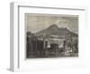 Vesuvius, from the Forum, Pompeii-null-Framed Premium Giclee Print