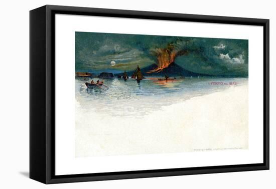Vesuvius in 1872-null-Framed Stretched Canvas