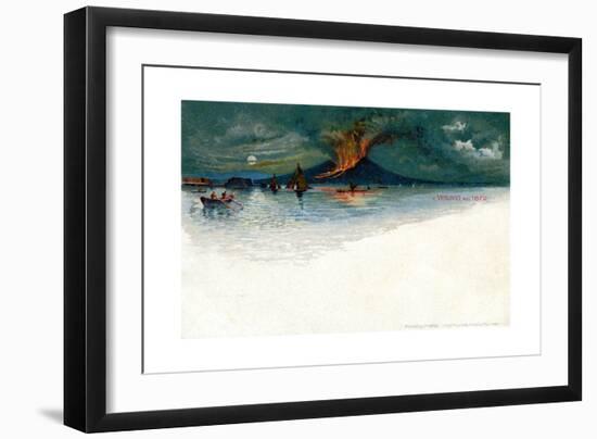Vesuvius in 1872-null-Framed Giclee Print