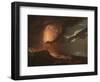 Vesuvius in Eruption, with a View over the Islands in the Bay of Naples-Joseph Wright of Derby-Framed Giclee Print