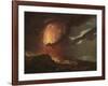 Vesuvius in Eruption, with a View over the Islands in the Bay of Naples-Joseph Wright of Derby-Framed Giclee Print