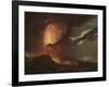 Vesuvius in Eruption, with a View over the Islands in the Bay of Naples-Joseph Wright of Derby-Framed Giclee Print