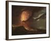 Vesuvius in Eruption, with a View over the Islands in the Bay of Naples-Joseph Wright of Derby-Framed Giclee Print