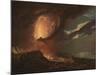 Vesuvius in Eruption, with a View over the Islands in the Bay of Naples-Joseph Wright of Derby-Mounted Giclee Print