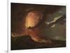 Vesuvius in Eruption, with a View over the Islands in the Bay of Naples-Joseph Wright of Derby-Framed Giclee Print