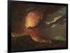 Vesuvius in Eruption, with a View over the Islands in the Bay of Naples-Joseph Wright of Derby-Framed Giclee Print