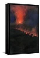 Vesuvius Night 1905-null-Framed Stretched Canvas