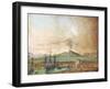 Vesuvius Smoking, from Michael Faraday's Scrapbook-Michael Faraday-Framed Giclee Print