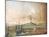 Vesuvius Smoking, from Michael Faraday's Scrapbook-Michael Faraday-Mounted Giclee Print