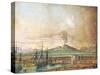 Vesuvius Smoking, from Michael Faraday's Scrapbook-Michael Faraday-Stretched Canvas