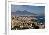 Vesuvius Viewed Acroos Naples-Charles Bowman-Framed Photographic Print