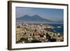 Vesuvius Viewed Acroos Naples-Charles Bowman-Framed Photographic Print