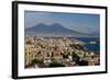 Vesuvius Viewed Acroos Naples-Charles Bowman-Framed Photographic Print