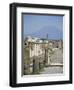 Vesuvius Volcano from Ruins of Forum Buildings in Roman Town, Pompeii, Campania, Italy-Tony Waltham-Framed Photographic Print