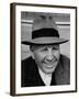 Veteran Horse Trainer Jim Fitzsimmons, Smiling-Carl Mydans-Framed Photographic Print