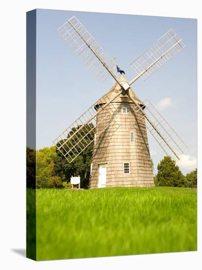 Veteran's Memorial and Wind Mill, East Hampton, New York, USA-Michele Westmorland-Stretched Canvas