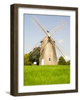 Veteran's Memorial and Wind Mill, East Hampton, New York, USA-Michele Westmorland-Framed Photographic Print
