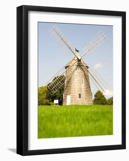 Veteran's Memorial and Wind Mill, East Hampton, New York, USA-Michele Westmorland-Framed Photographic Print