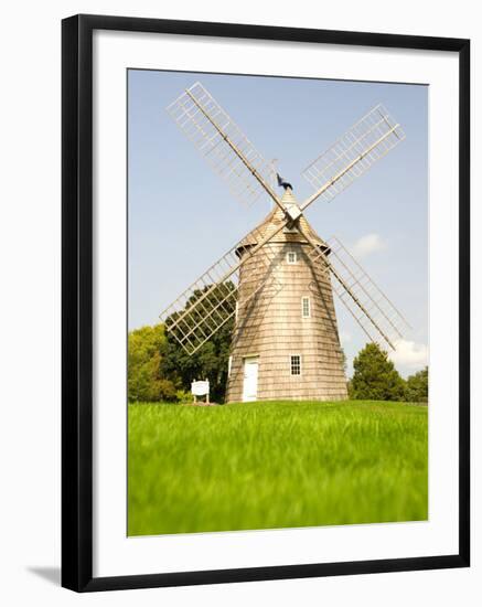 Veteran's Memorial and Wind Mill, East Hampton, New York, USA-Michele Westmorland-Framed Photographic Print