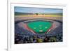 Veteran's Stadium during Major League Baseball game between Phillies and Houston Astros, Philade...-null-Framed Photographic Print