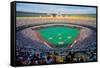 Veteran's Stadium during Major League Baseball game between Phillies and Houston Astros, Philade...-null-Framed Stretched Canvas