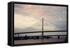 Veterans' Glass City Skyway Bridge-benkrut-Framed Stretched Canvas
