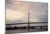 Veterans' Glass City Skyway Bridge-benkrut-Mounted Photographic Print