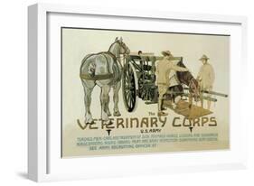 Veterinary Corps. U.S. Army-Schreck-Framed Art Print