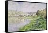 Vetheuil, 1879-Claude Monet-Framed Stretched Canvas