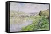 Vetheuil, 1879-Claude Monet-Framed Stretched Canvas