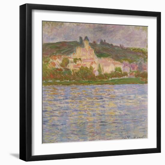 Vétheuil, 1902 (Oil on Canvas)-Claude Monet-Framed Giclee Print