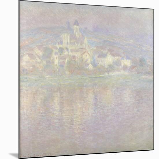 Vétheuil Bei Sonnenuntergang Wahrscheinlich 1900-Claude Monet-Mounted Giclee Print