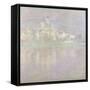 Vétheuil Bei Sonnenuntergang Wahrscheinlich 1900-Claude Monet-Framed Stretched Canvas