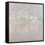Vétheuil Bei Sonnenuntergang Wahrscheinlich 1900-Claude Monet-Framed Stretched Canvas