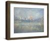 Vetheuil in the Fog, 1879-Claude Monet-Framed Giclee Print