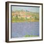 Vetheuil in the Sun; Vetheuil, Effet De Soleil, 1901 (Oil on Canvas)-Claude Monet-Framed Giclee Print