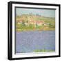 Vetheuil in the Sun; Vetheuil, Effet De Soleil, 1901 (Oil on Canvas)-Claude Monet-Framed Giclee Print