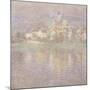 Vétheuil, soleil couchant-Claude Monet-Mounted Giclee Print