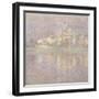 Vétheuil, soleil couchant-Claude Monet-Framed Giclee Print